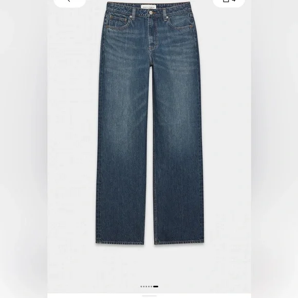 NWT Denim Forum Aritzia the Iggy Curve fit low rise Jeans - Picture 7 of 9